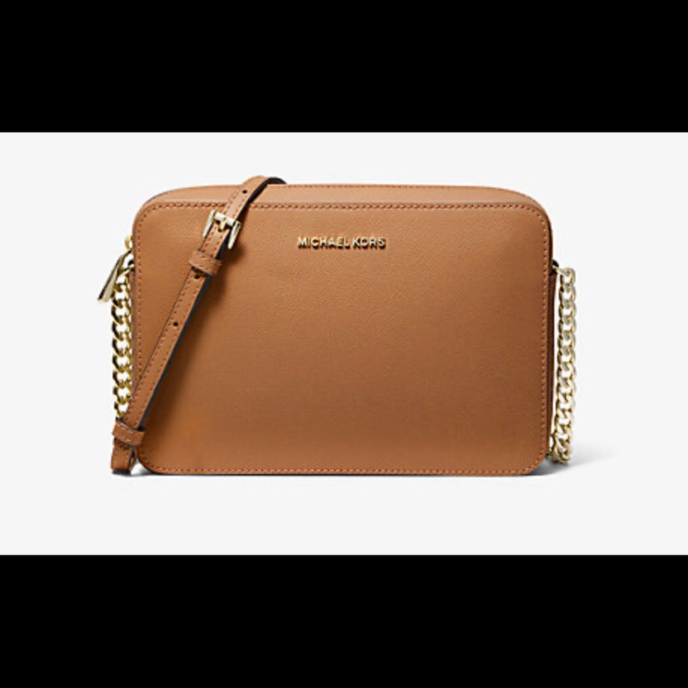 LIKE NEW Michael Kors Jet Set Saffiano Crossbody